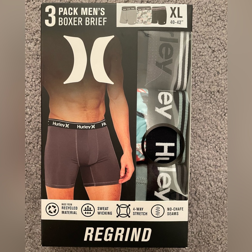 Hurley Boxer Brief 3-Pack